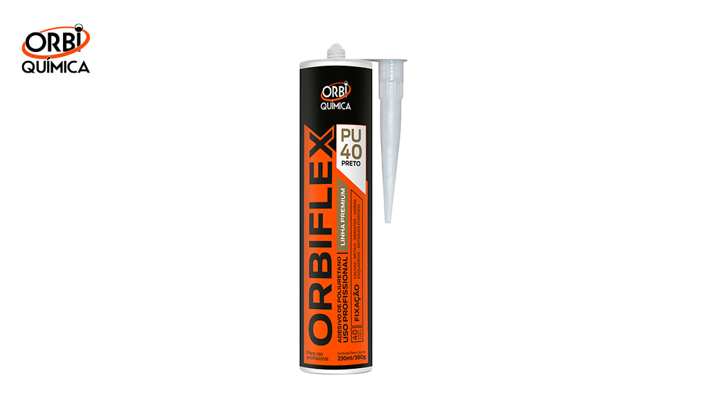 SELANTE ORBIFLEX  PU 40 USO GERAL 380G PRETO