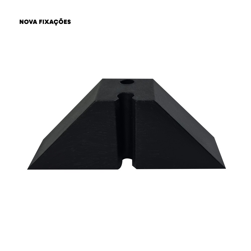 CALCO NOVA FIXACOES TRAPEZIO P/TELHA 2 FUROS 40MM ESTREITO PRETO - PACOTE C/100