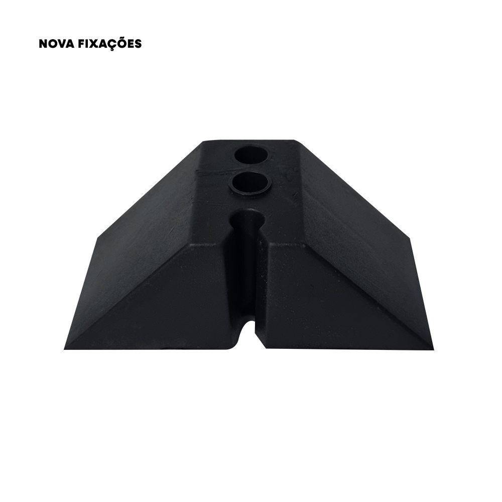 CALCO NOVA FIXACOES TRAPEZIO P/TELHA 3 FUROS 40MM LARGO PRETO - PACOTE C/100