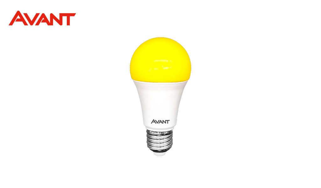 LAMPADA AVANT LED BULBO ANTI-INSETO 12W AMARELA