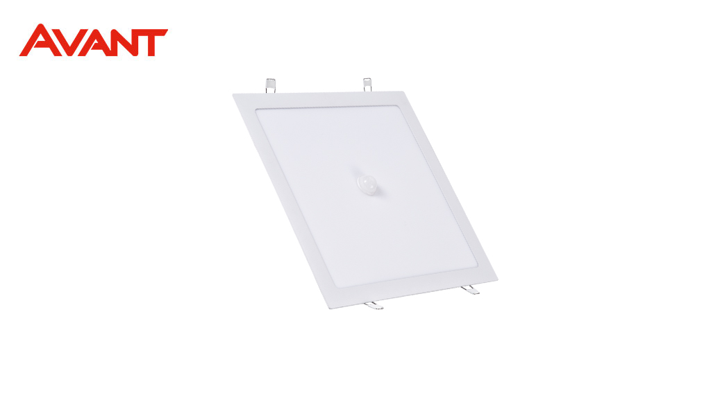 LUMINARIA AVANT LED LINHA POP SENSOR 18W EMBUTIR QUADRADO BRANCO - 6500K LUZ BRANCA