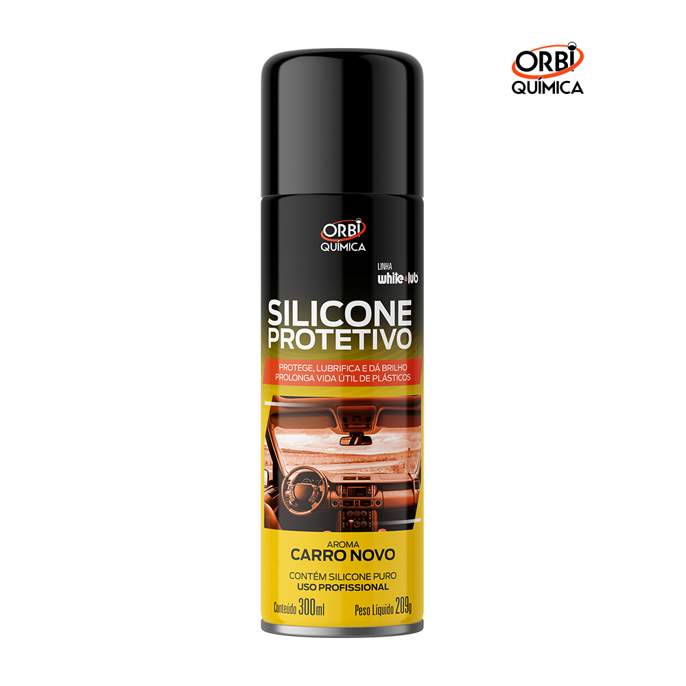 SILICONE ORBI SPRAY 300ML/209G CARRO NOVO