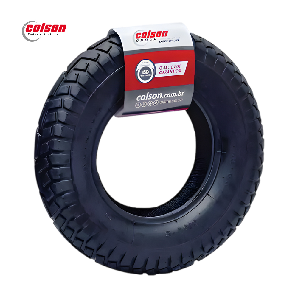 PNEU COLSON 2 LONAS S/CAMARA P/CARRO DE  MAO 3,50X8”