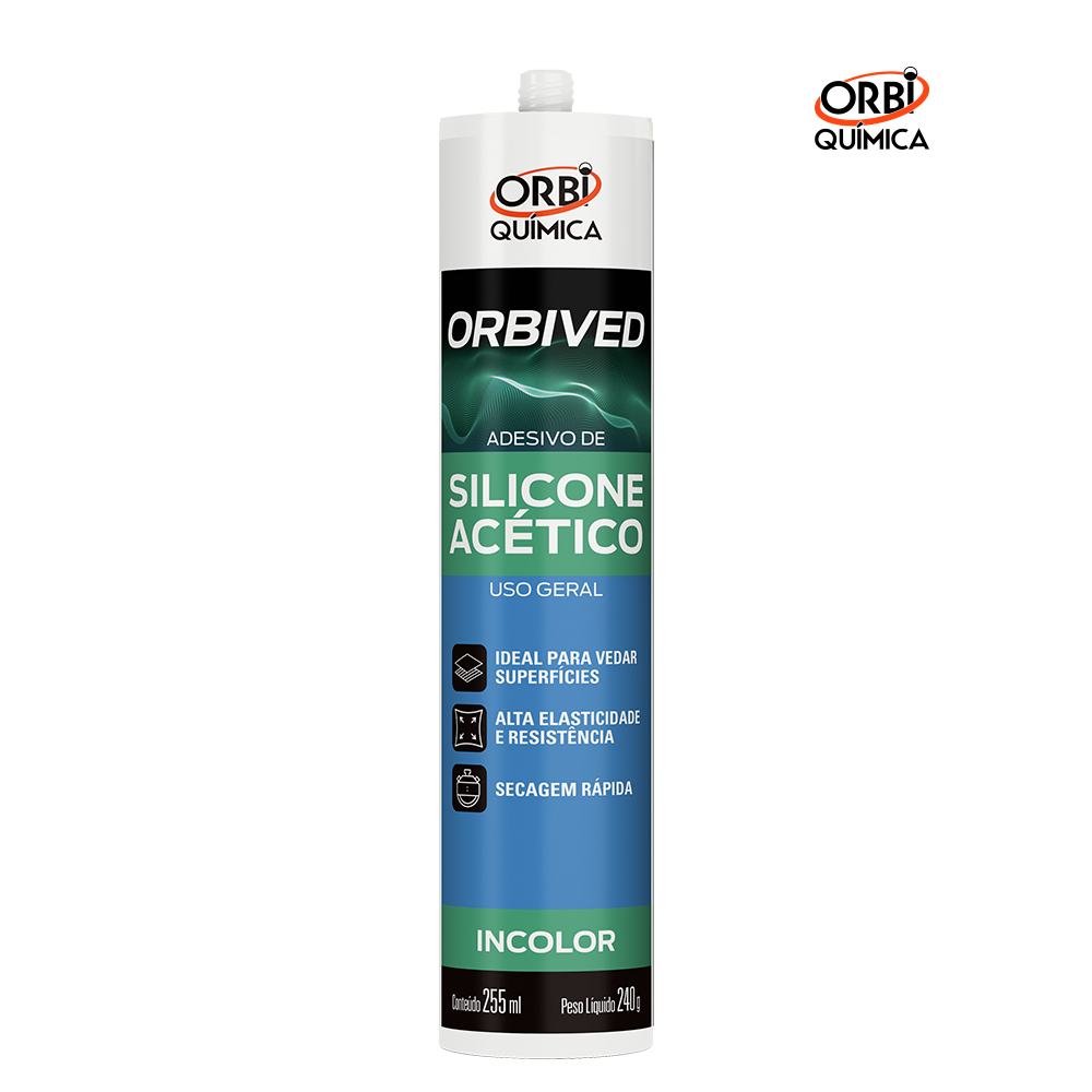 SILICONE ORBIVED USO GERAL INCOLOR 240G