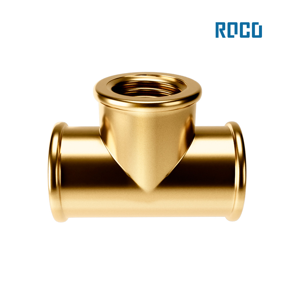 TE ROCO FEMEA/FEMEA 1/2” GAS METAL