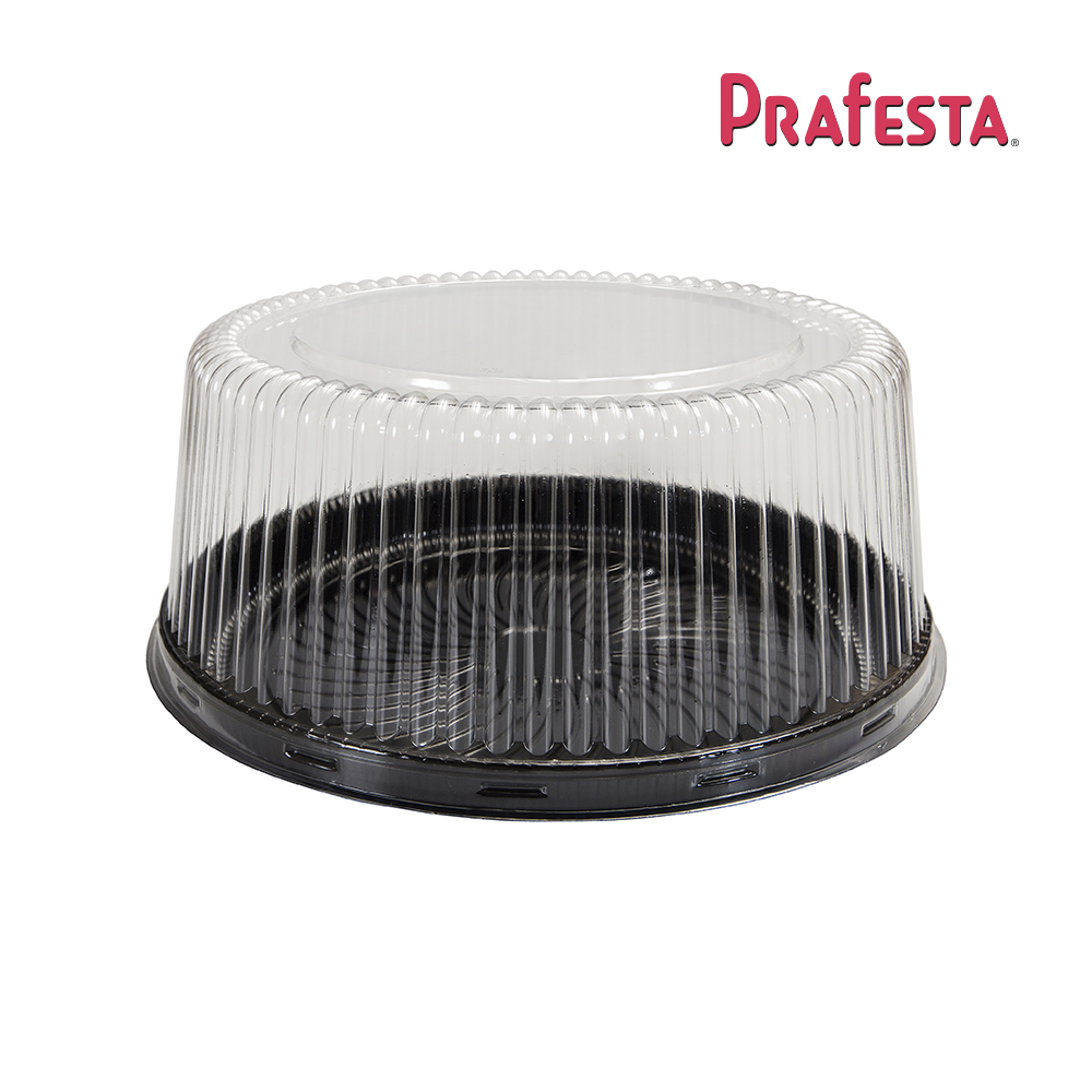 EMBALAGEM PRAFESTA BOLO/TORTA PEQUENA ALTA P50MA PRETA 1700GR C/50 UNIDADES