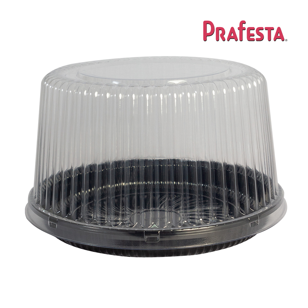 EMBALAGEM PRAFESTA BOLO /TORTA MINI P32MA PRETA 1000GR C/100 UNIDADES