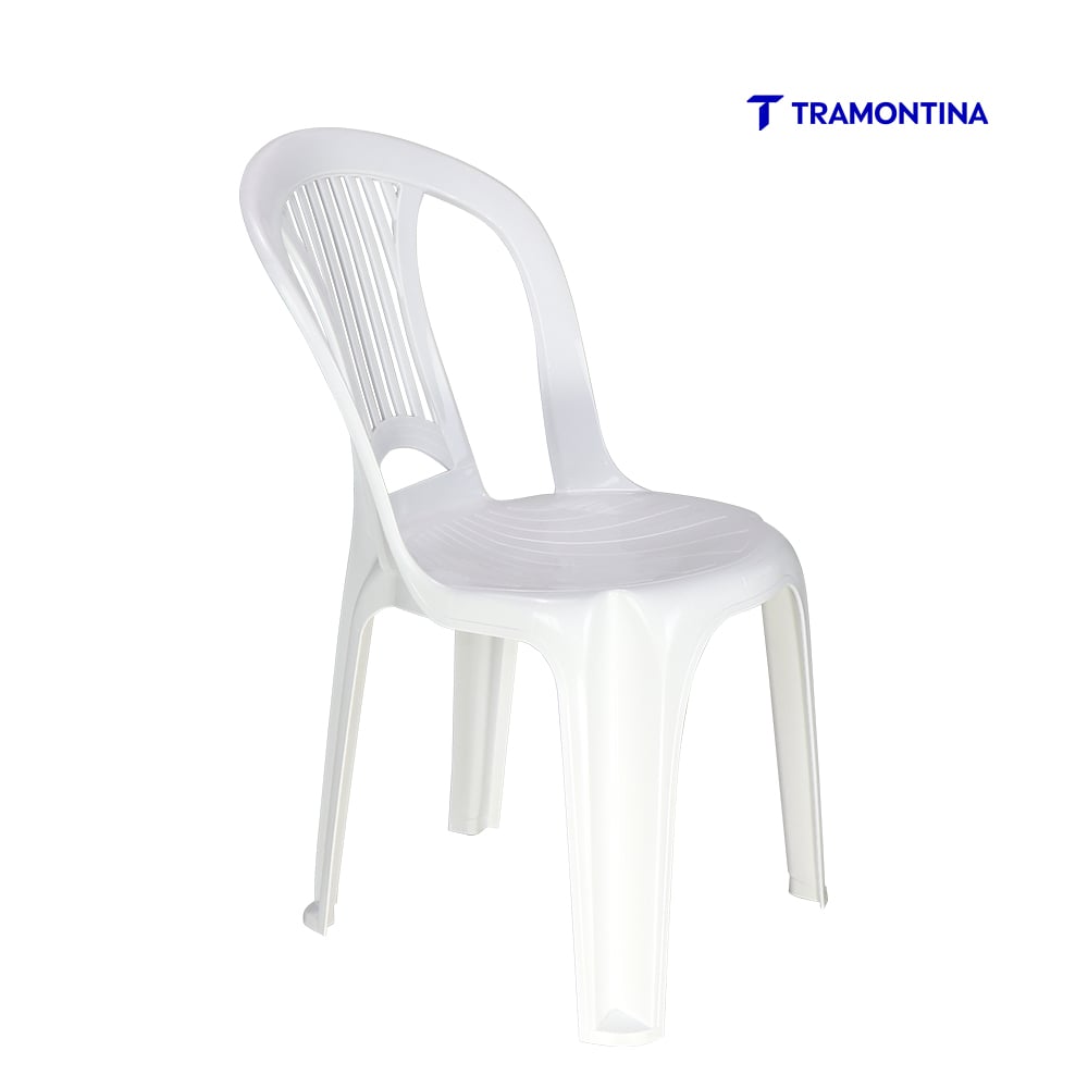 CADEIRA TRAMONTINA BISTRO PLASTICA BOA VIAGEM BRANCA