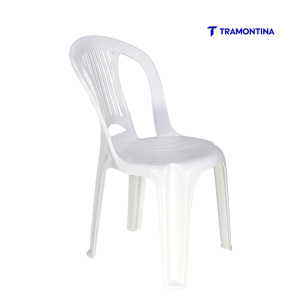 CADEIRA TRAMONTINA BISTRO PLASTICA BOA VIAGEM BRANCA