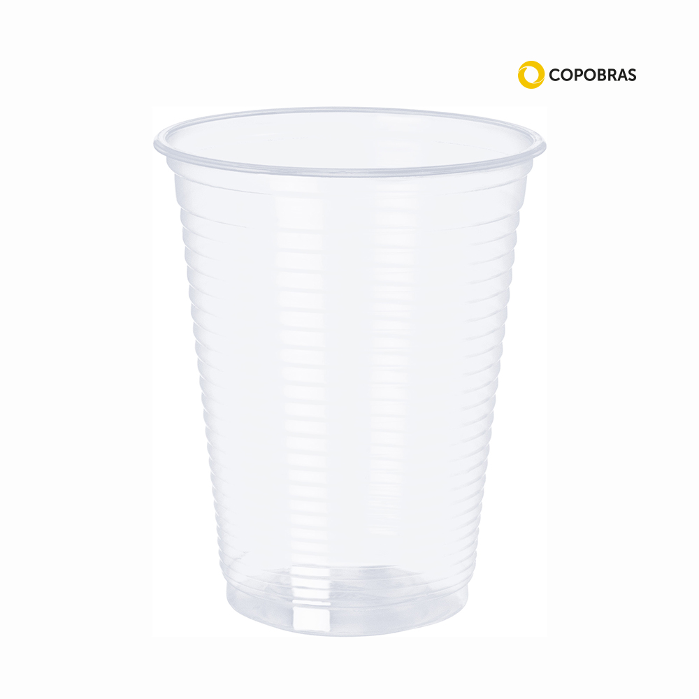 COPO COPOBRAS TRANSPARENTE PLASTICO ”PS” 200ML C/2500 UNIDADES