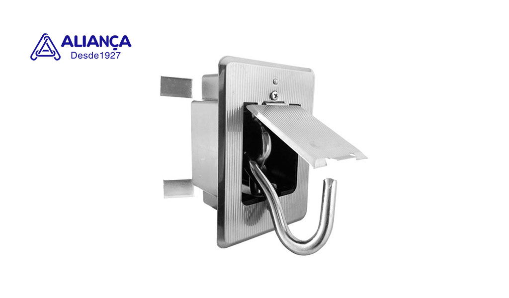 ARMADOR ALIANCA REDE P/EMBUTIR INOX POLIDO