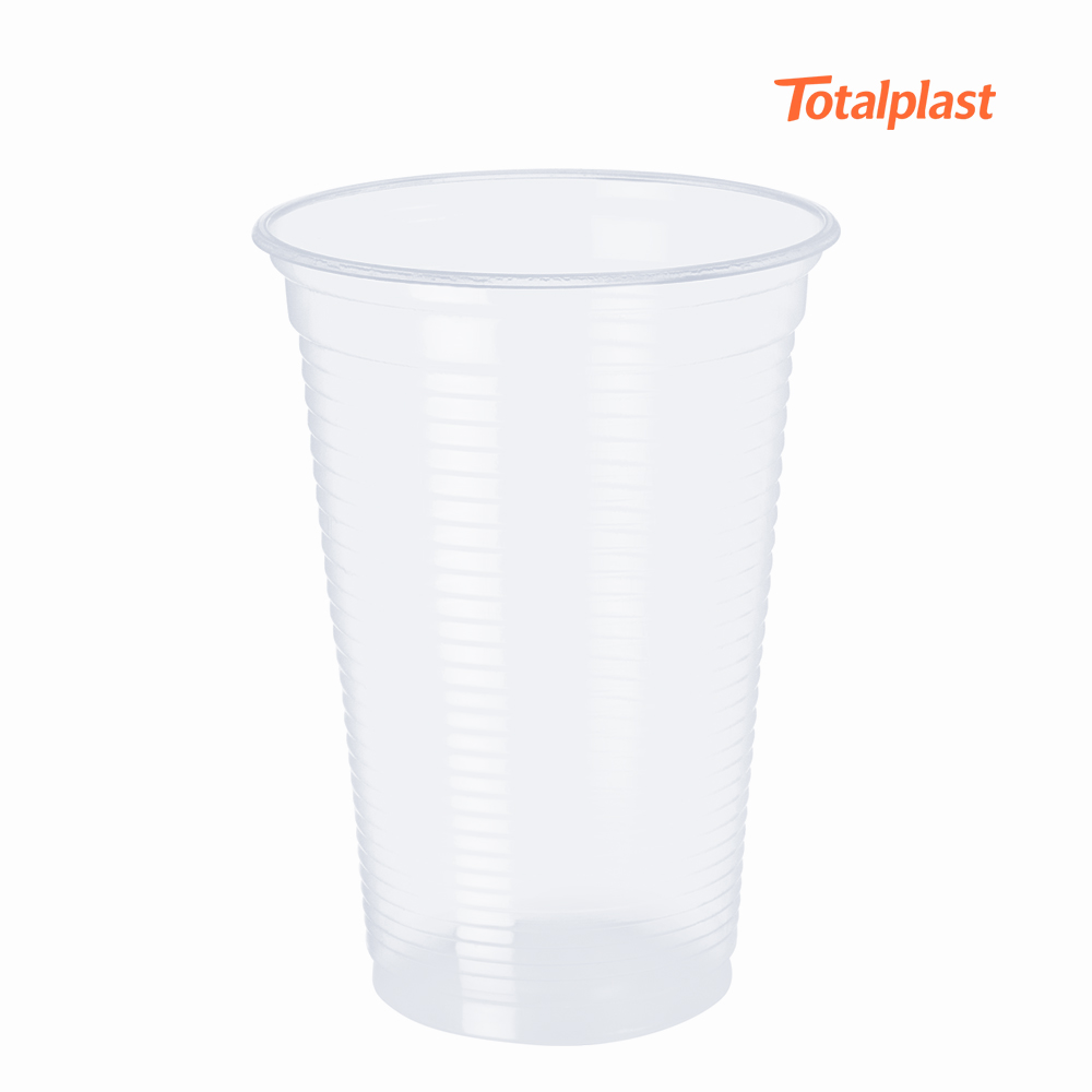 COPO TOTALPLAST PLASTICO TRANSPARENTE 300ML PP C/2000