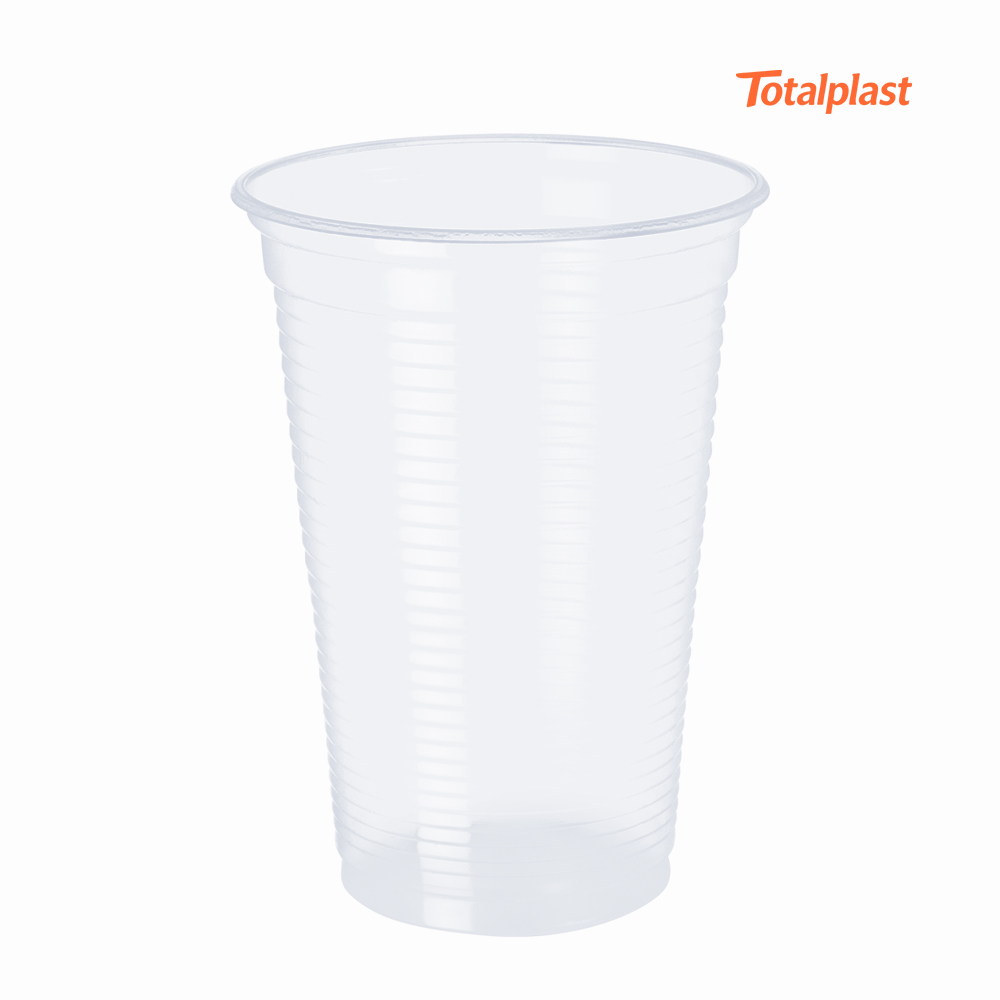 COPO TOTALPLAST PLASTICO TRANSPARENTE 330ML PP C/1000