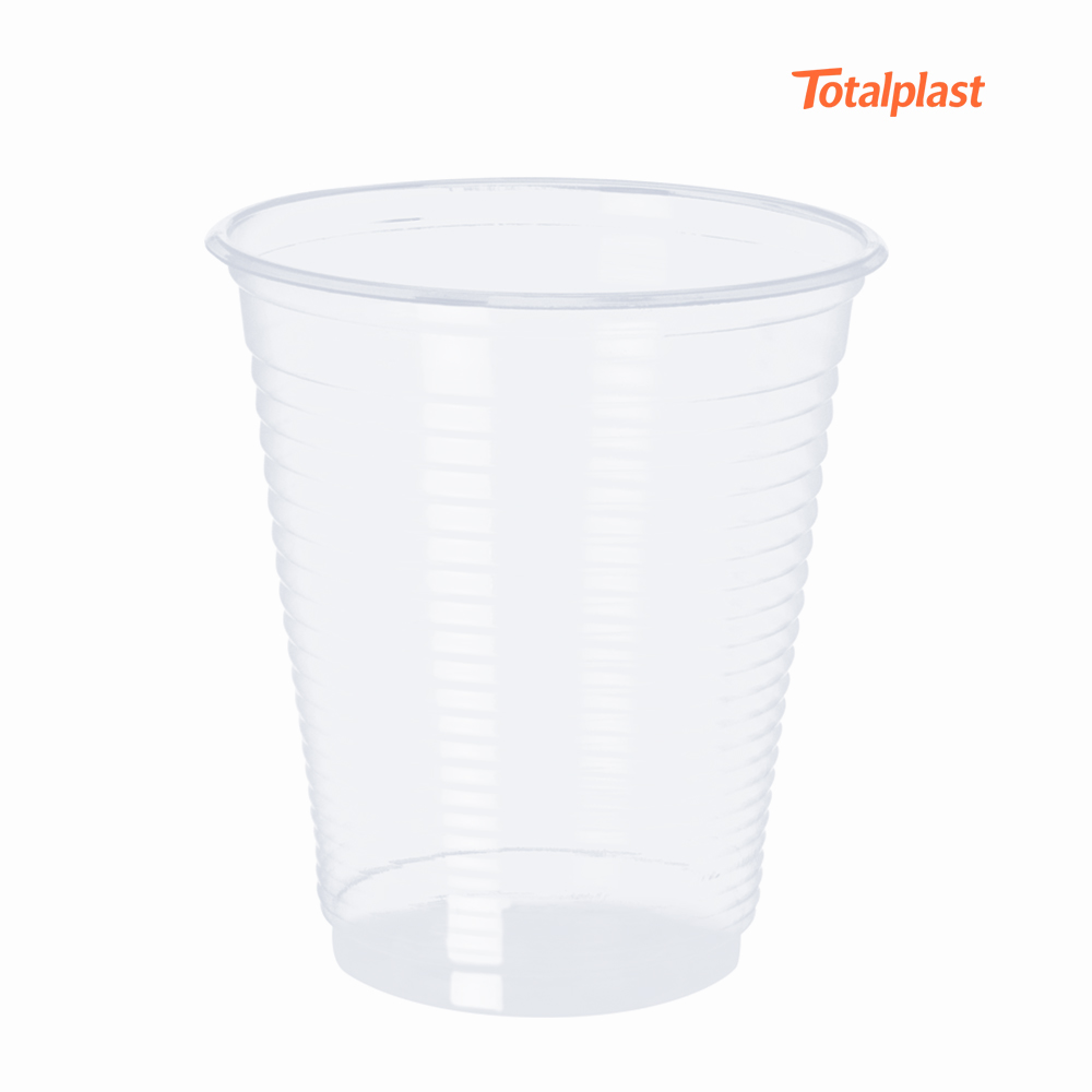 COPO TOTALPLAST PLASTICO TRANSPARENTE 180ML PP C/2500