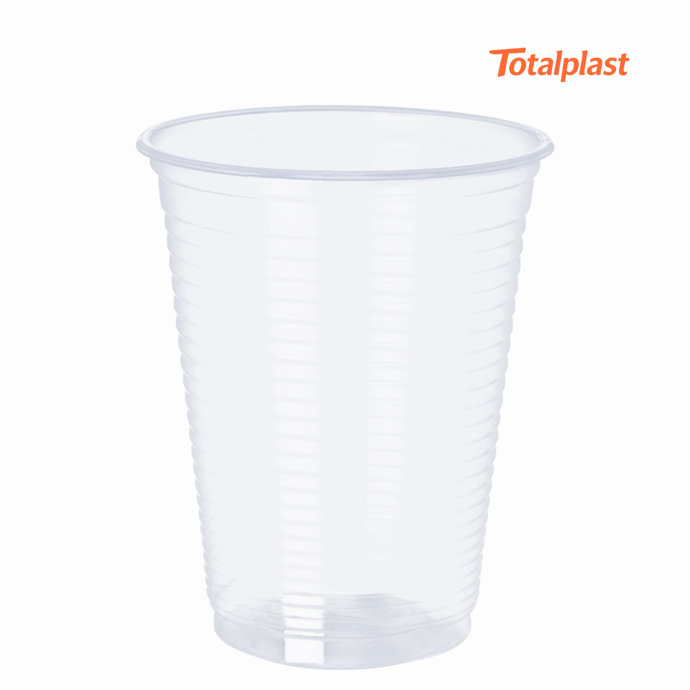 COPO TOTALPLAST PLASTICO TRANSPARENTE 200ML PP C/2500
