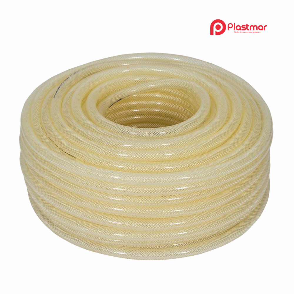MANGUEIRA PLASTMAR MULTIUSO REFORACADA 3/8” 50M AMARELA