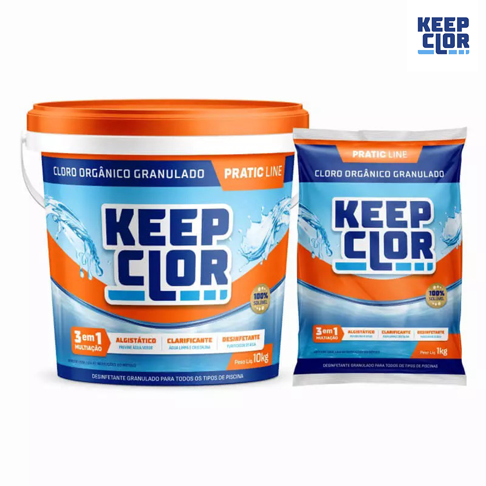 CLORO KEEPCLOR P/PISC PRATIC LINE GRANULADO C/1KG