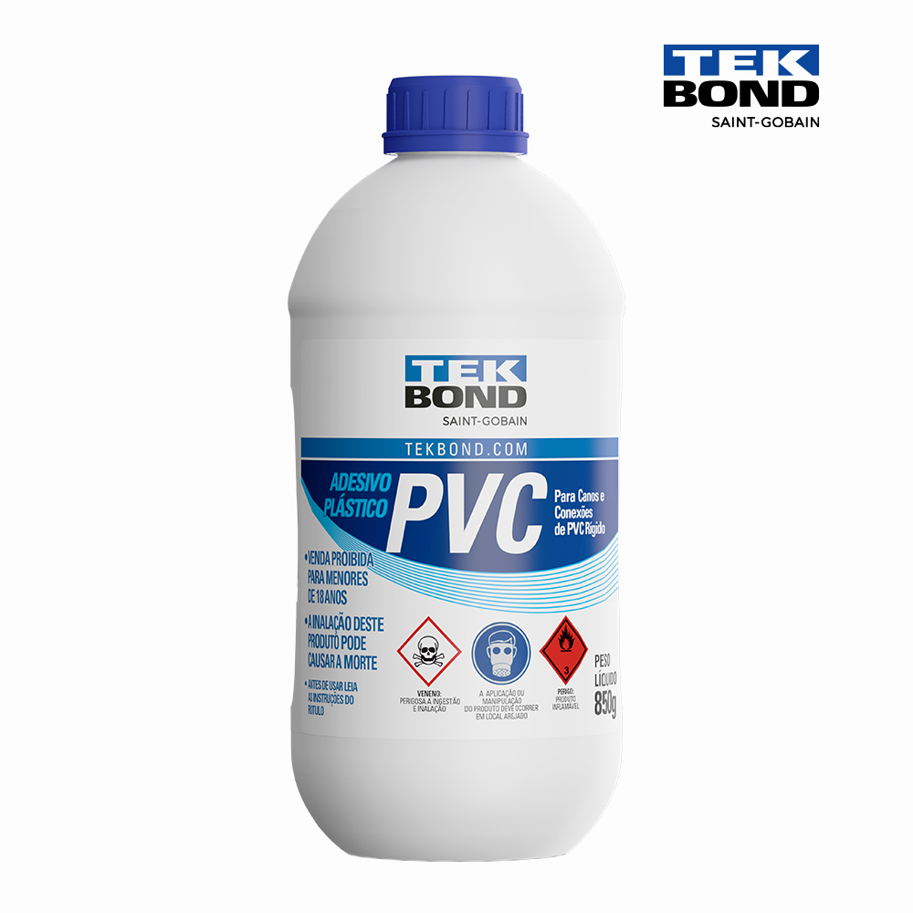 ADESIVO TEKBOND PLAST (COLA PVC) 850GR