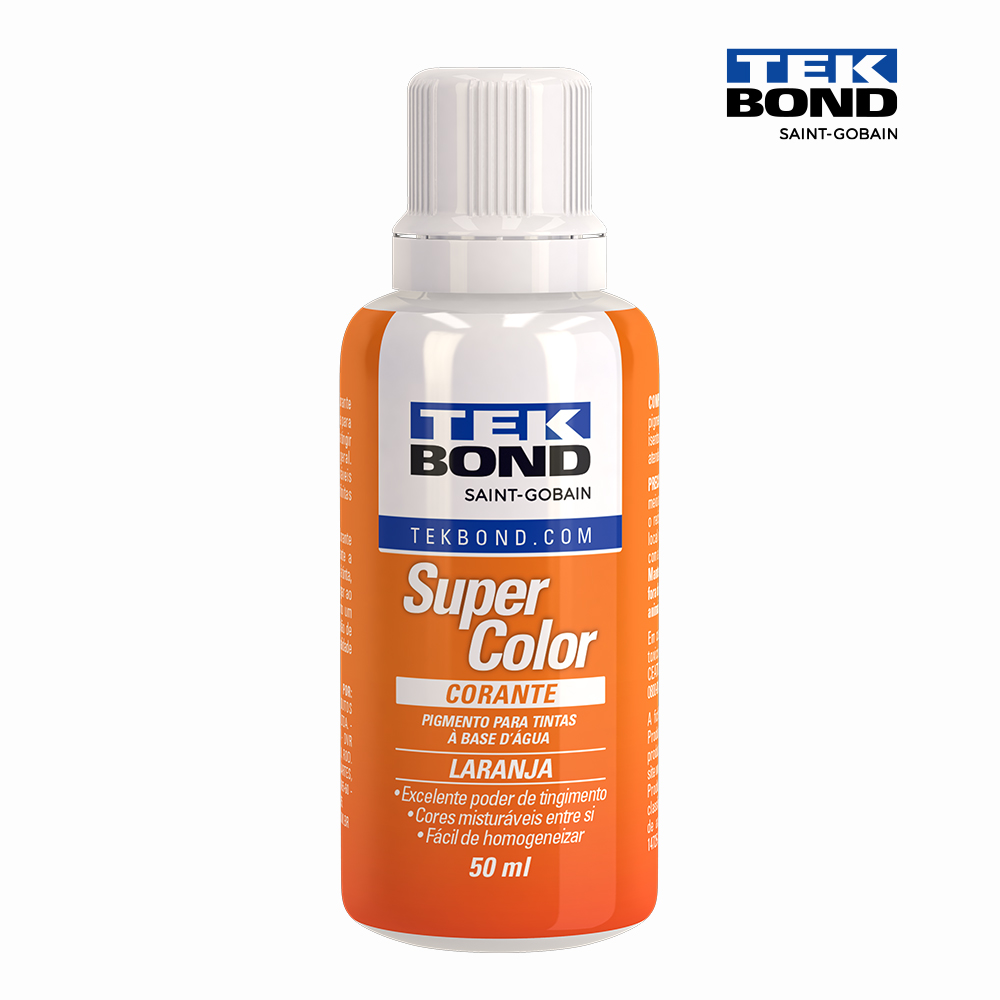 CORANTE TEKBOND 50ML LARANJA