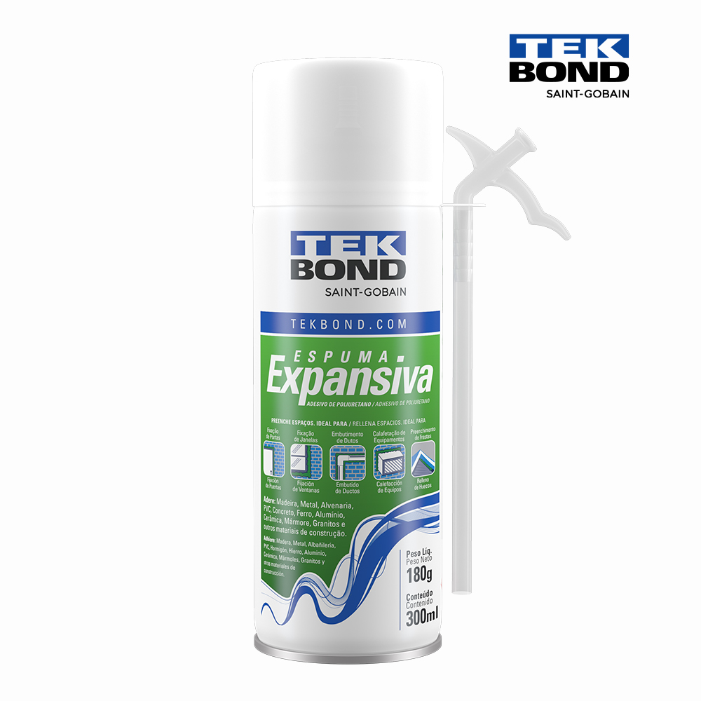 ESPUMA PU TEKBOND EXPANSIVA 300ML/180G