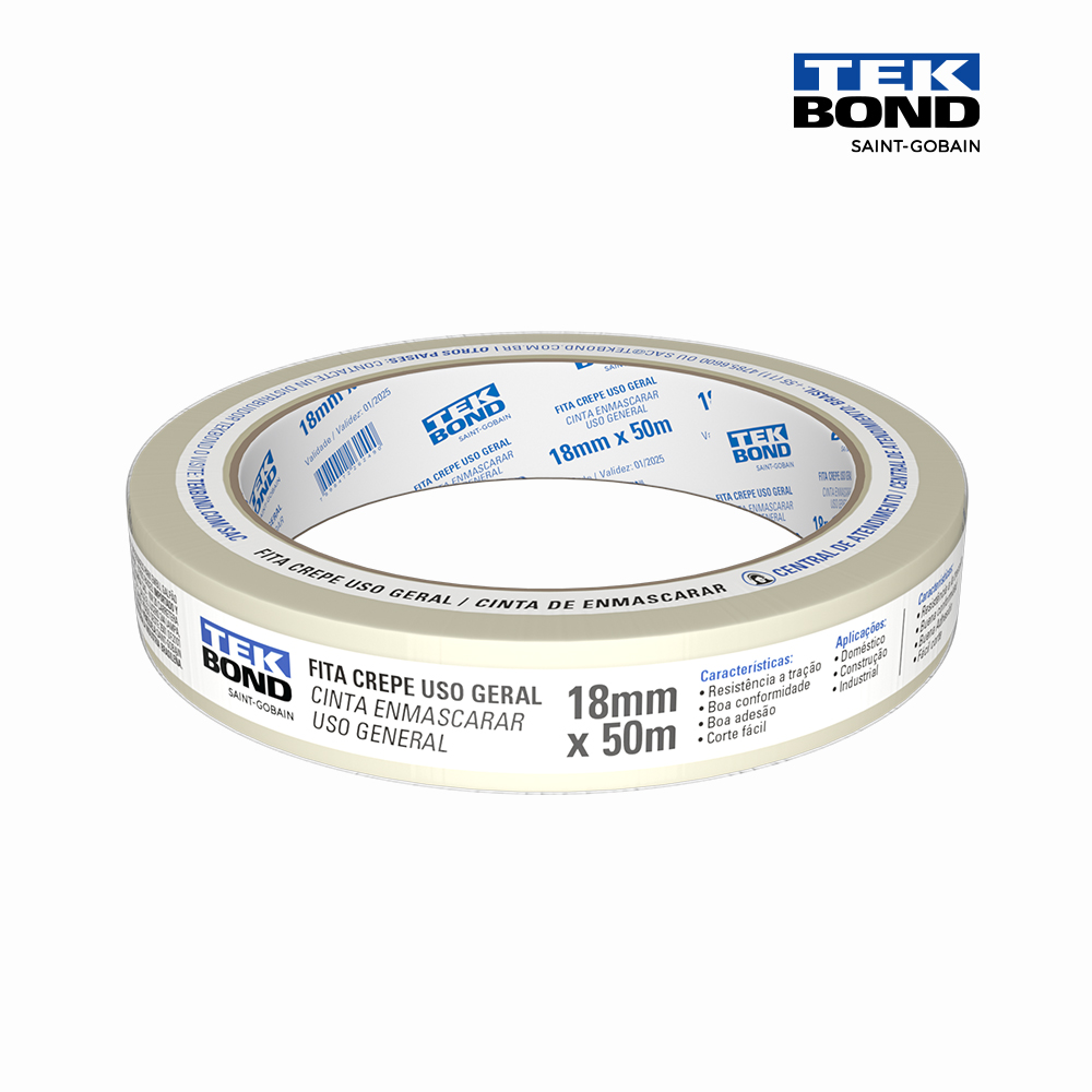 FITA TEKBOND CREPE 18MMX50M