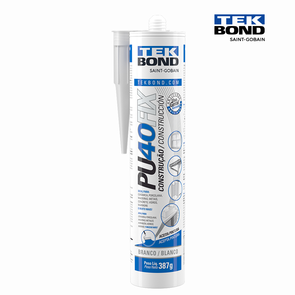 SELANTE PU40 TEKBOND VED 387G/280ML BRANCO