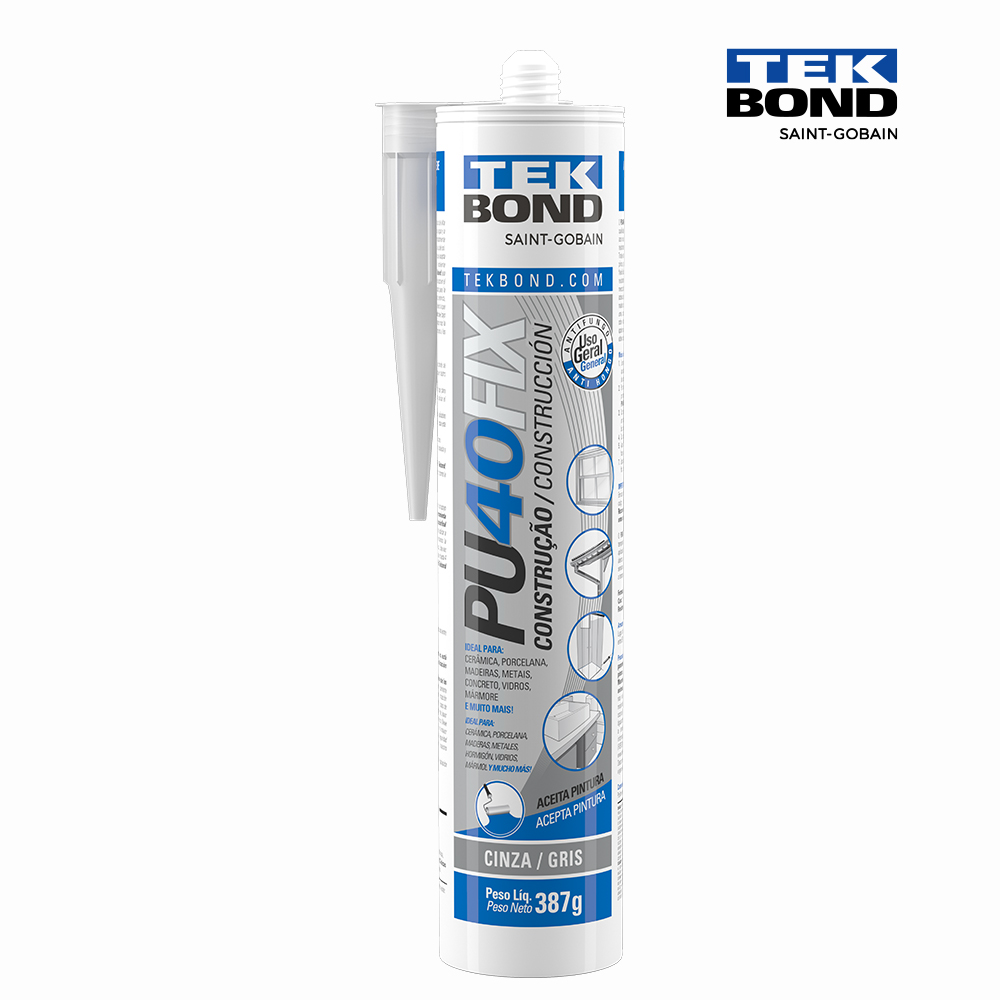 SELANTE PU40 TEKBOND VED 387G/280ML CINZA