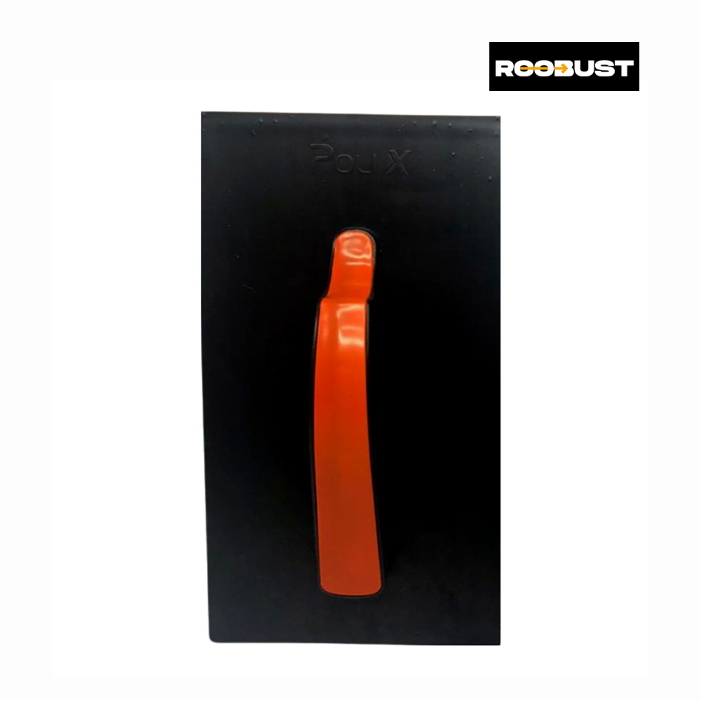 DESEMPENADEIRA ROOBUST DE PLÁSTICO 17X30CM LISA PRETA