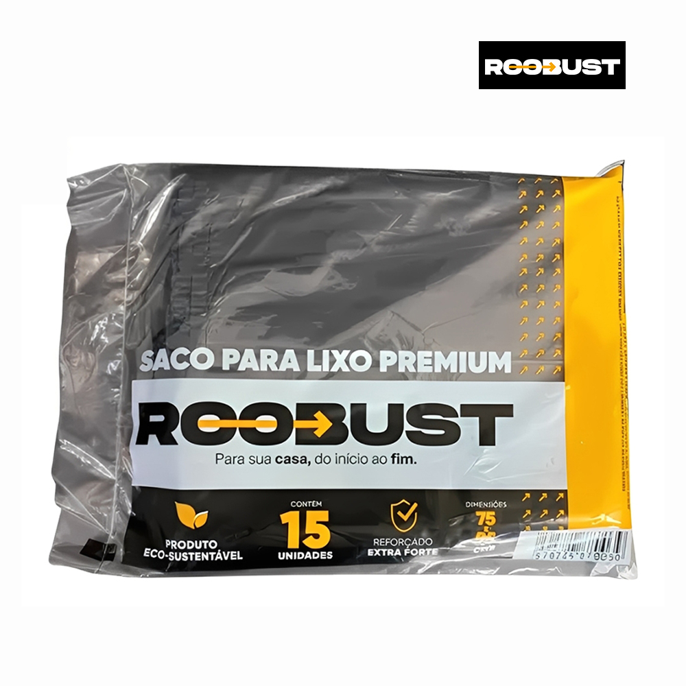 SACO ROOBUST LIXO LEGAL 100LITROS PR C/50