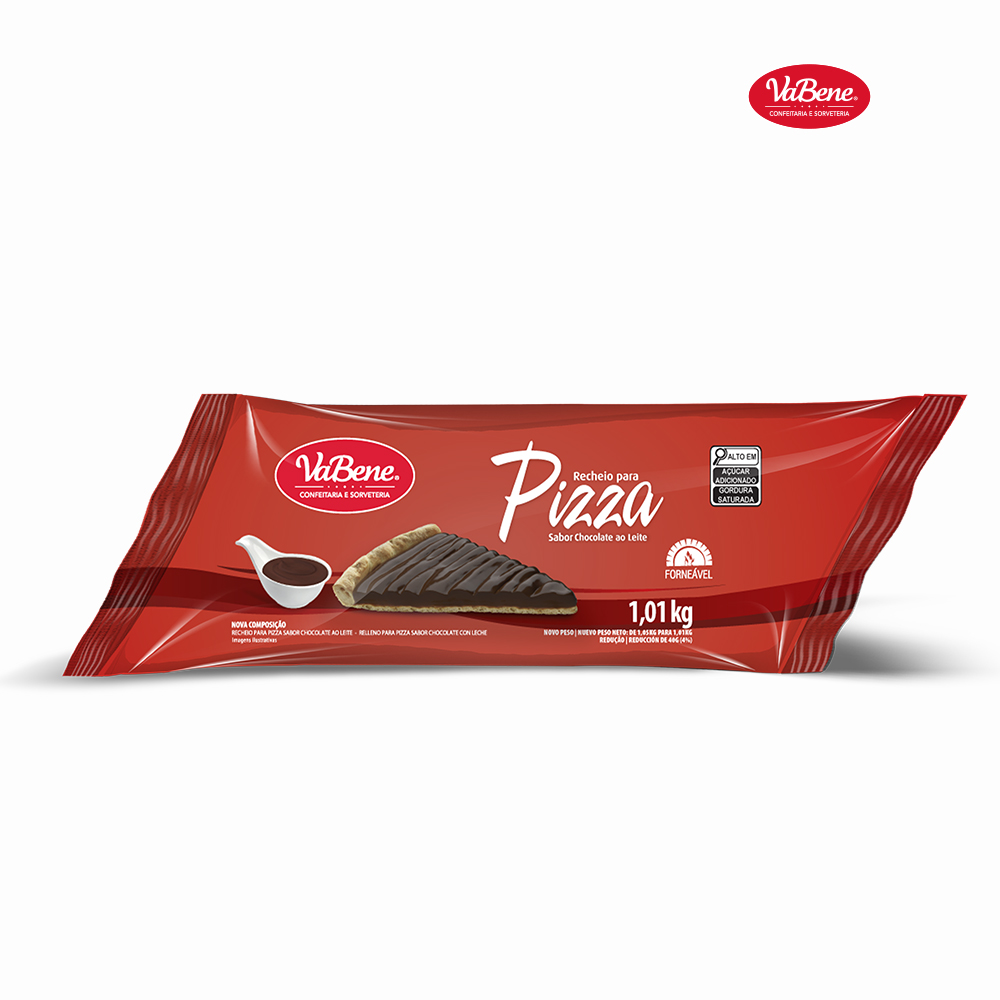 RECHEIO VABENE CHOCOLATE AO LEITE PIZZA MANGA 1,01KG