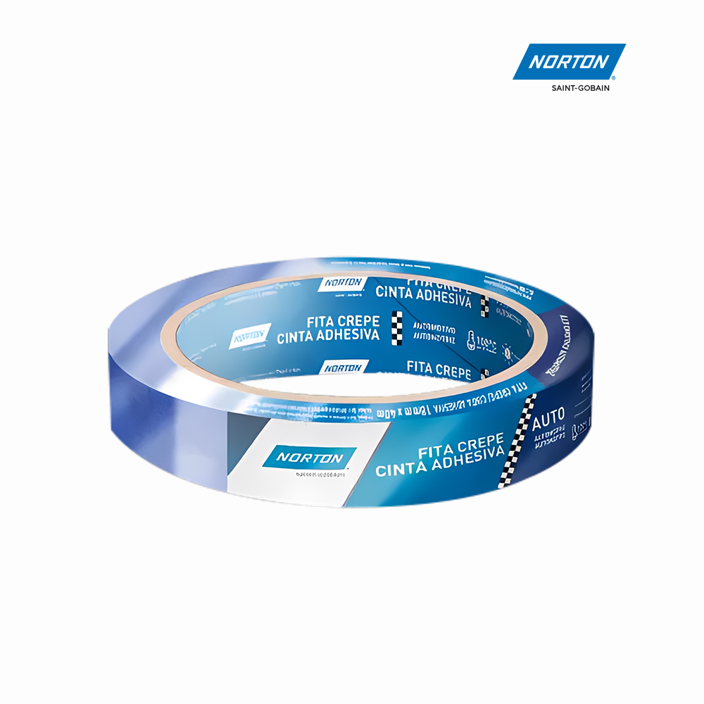 FITA NORTON CREPE AUTOMOTIVA REPARO 18MMX40M AZUL