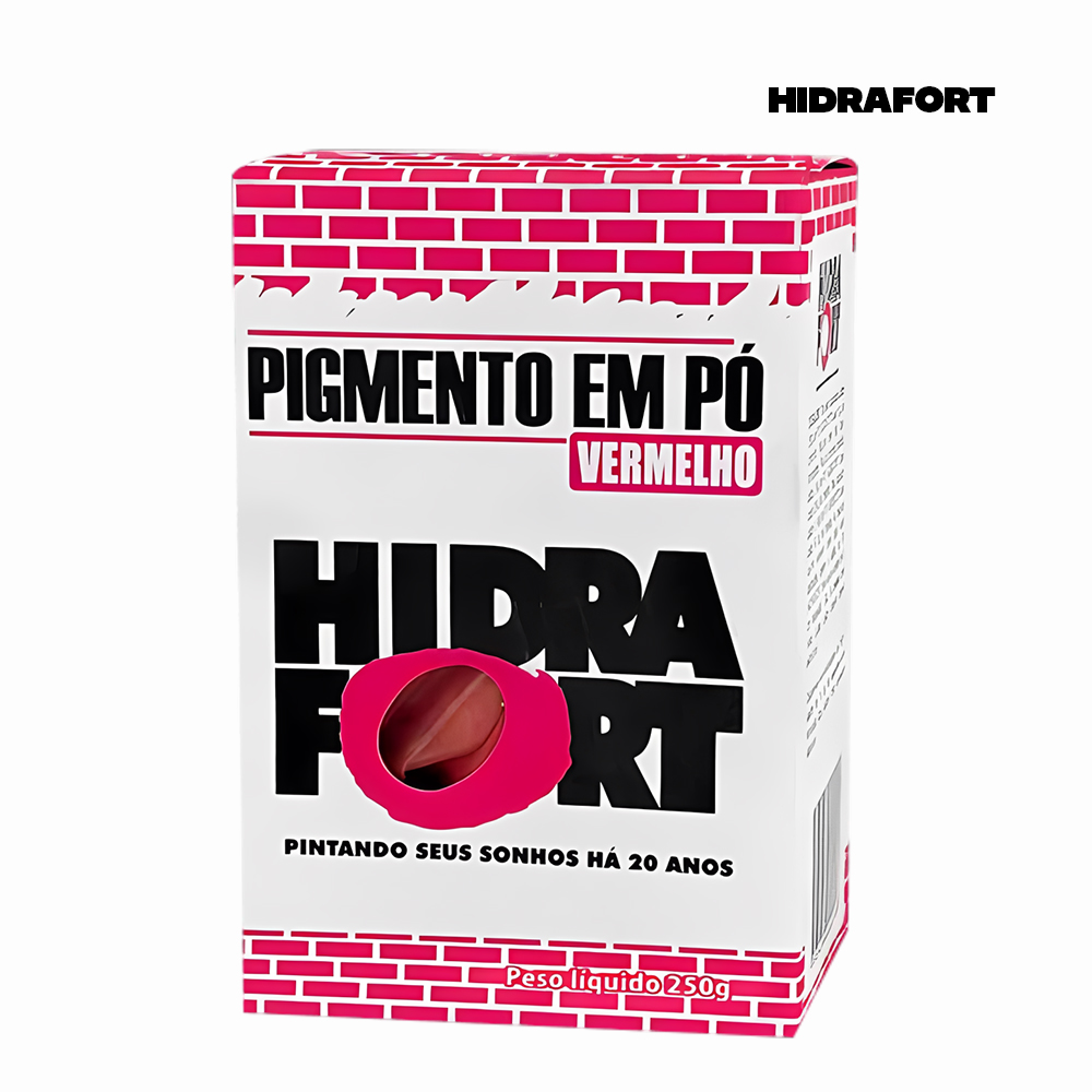 PIGMENTO HIDRAFORT PO VERMELHO 250 GRAMAS