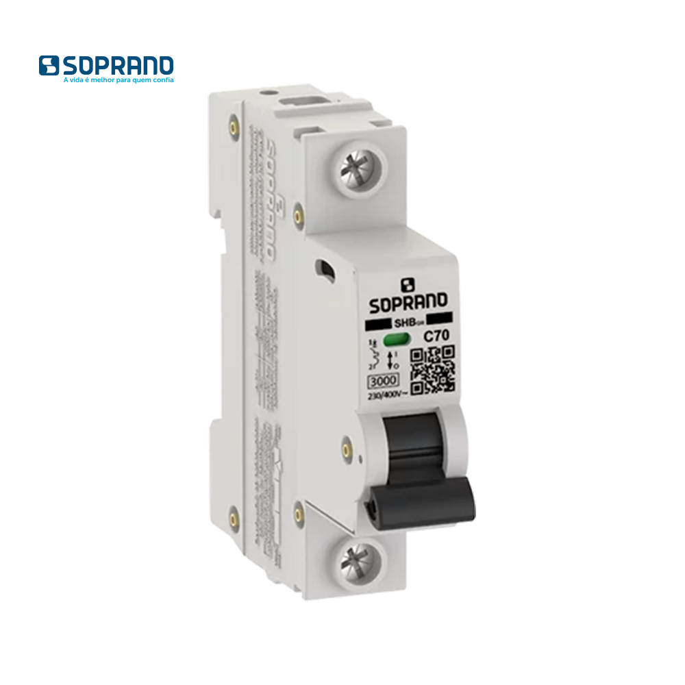 DISJUNTOR SOPRANO  UNIPOLAR GIII 40A BRANCO