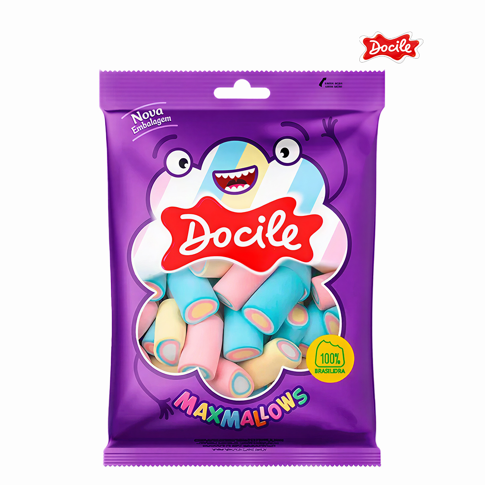 MAXMALLOWS DOCILE TUBO COLOR BAUNILHA 220G
