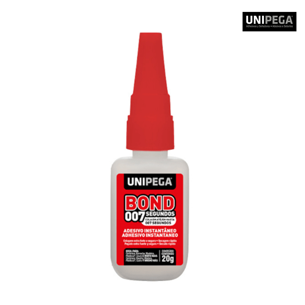 COLA UNIPEGA INSTANTANEA BOND 007  20 GRAMAS