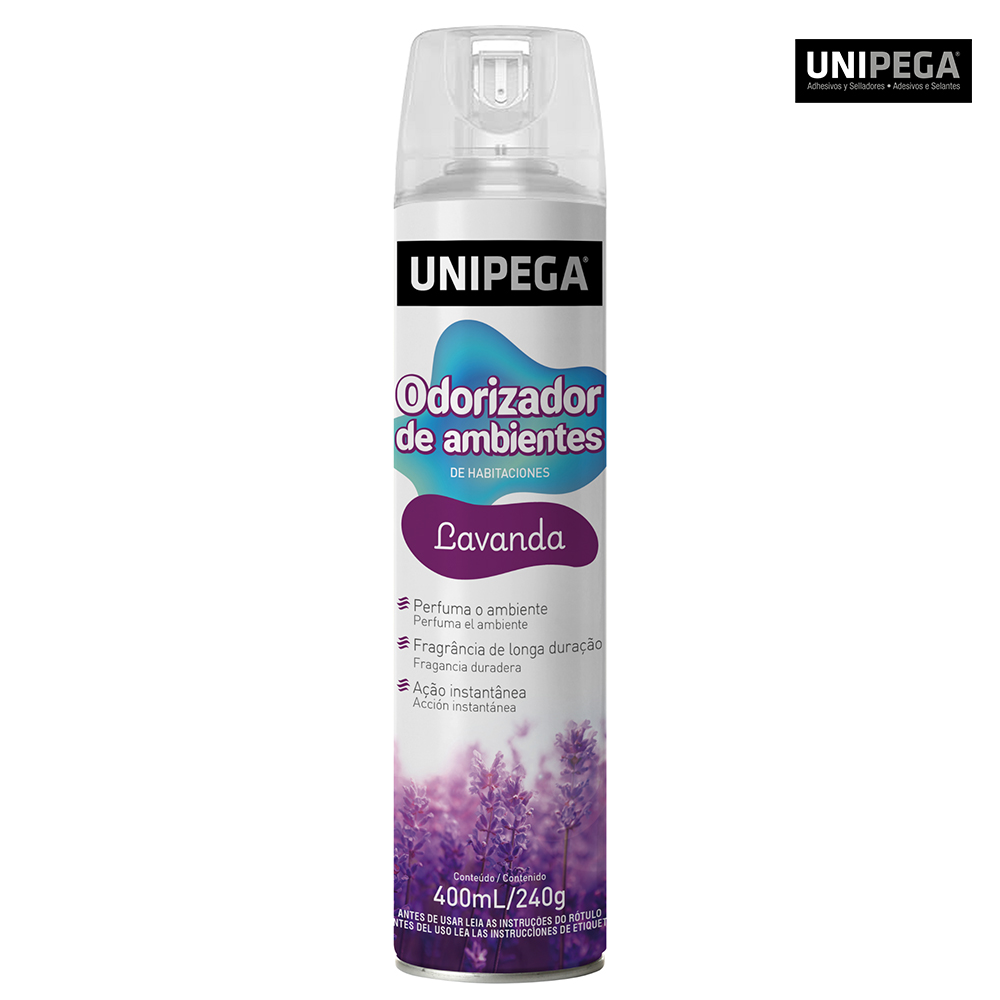 ODORIZADOR UNIPEGA 400ML/240G LAVANDA