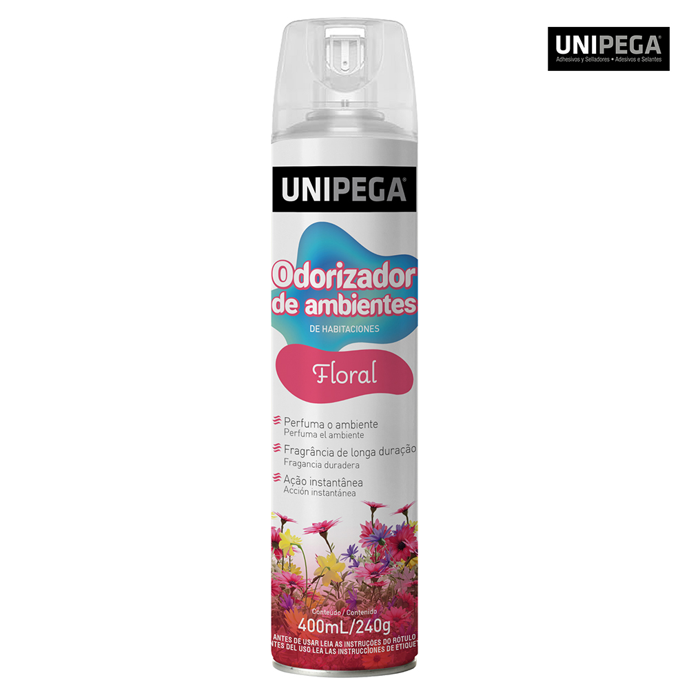 ODORIZADOR UNIPEGA 400ML/240G FLORAL
