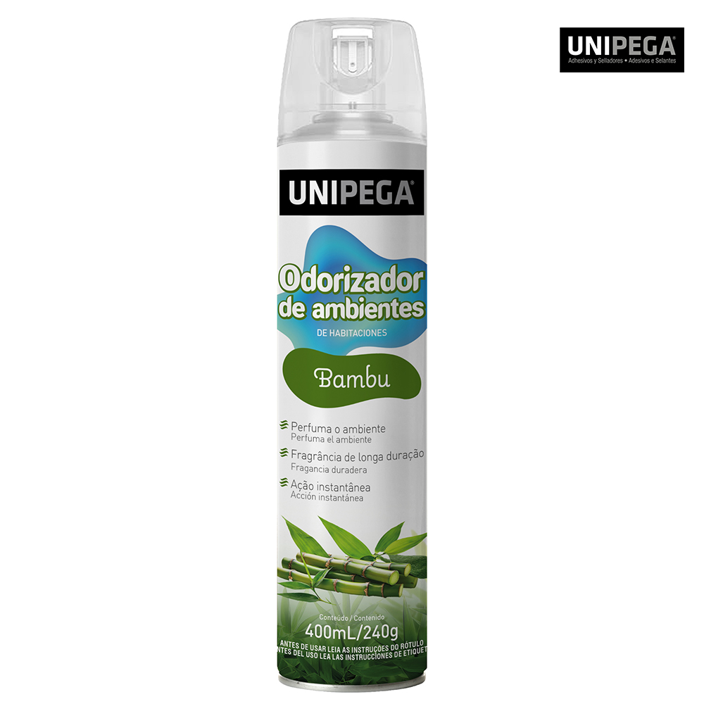 ODORIZADOR UNIPEGA 400ML/240G BAMBU