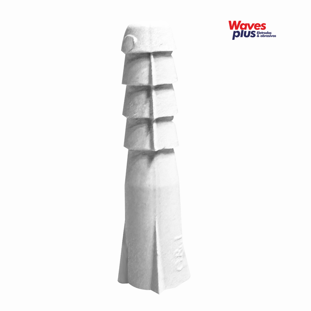 BUCHA WAVES PLUS P/FIXAR N°8 BRANCA - PACOTE C/1.000 UNIDADES