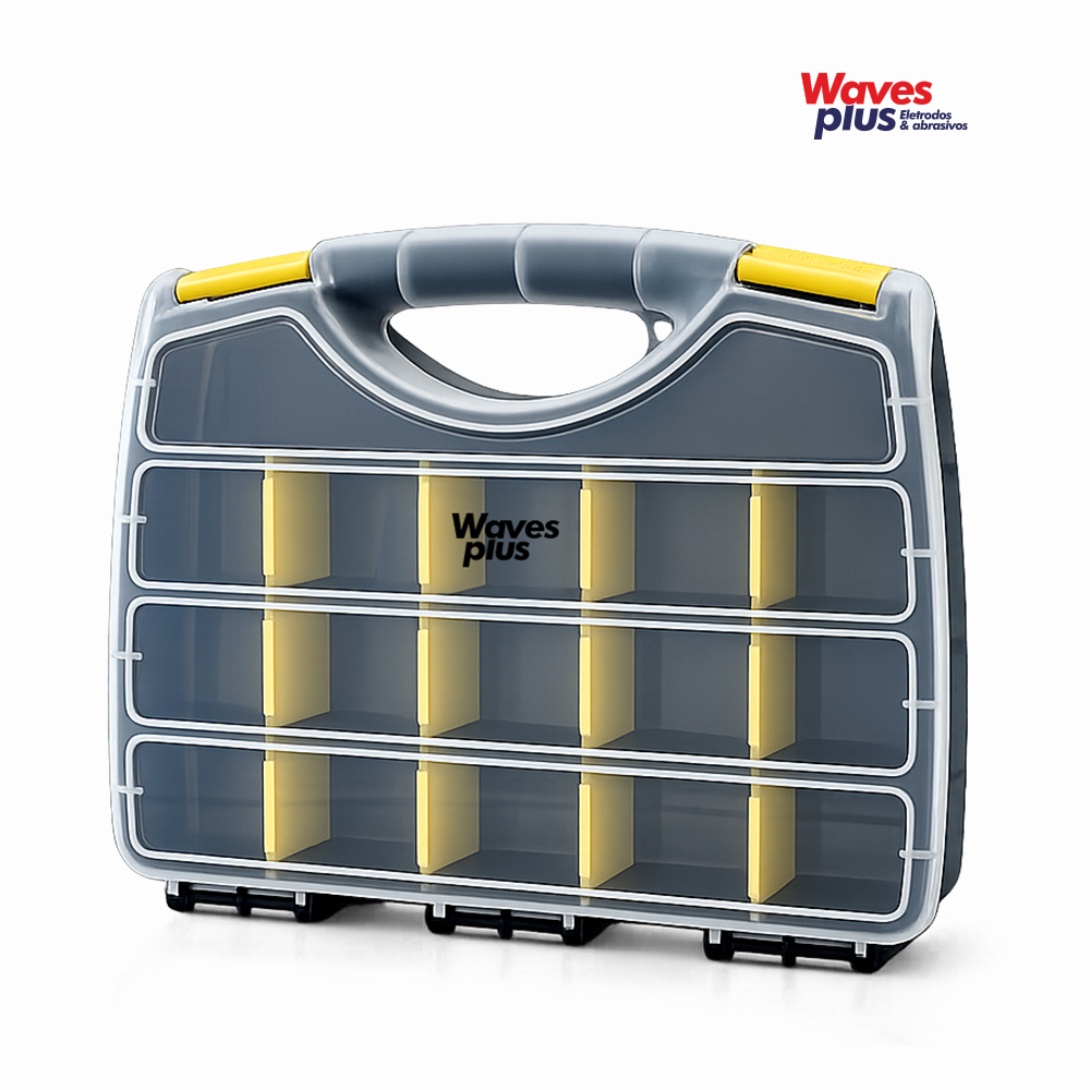 CAIXA PARA ORGANIZACAO WAVE PLUS PLASTICA 32 X 25,5 X 6CM