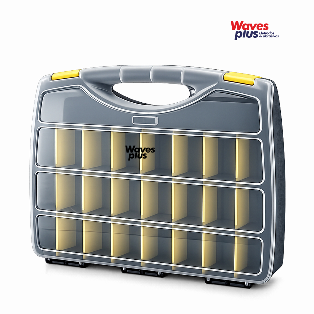 CAIXA PARA ORGANIZACAO WAVE PLUS PLASTICA 46 X 36 X 8CM