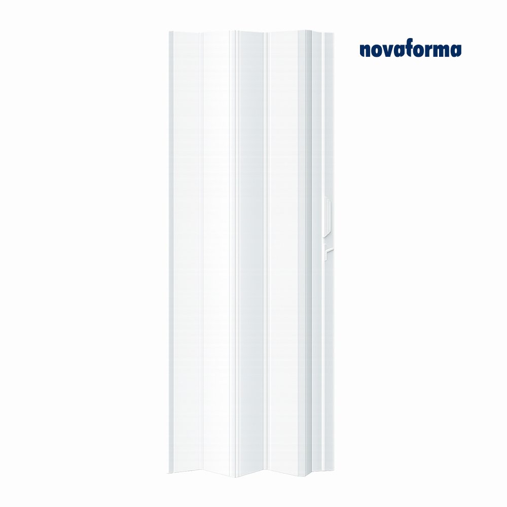 PORTA SANFONADA PVC BRANCA INOVA 70CM X 2.10M