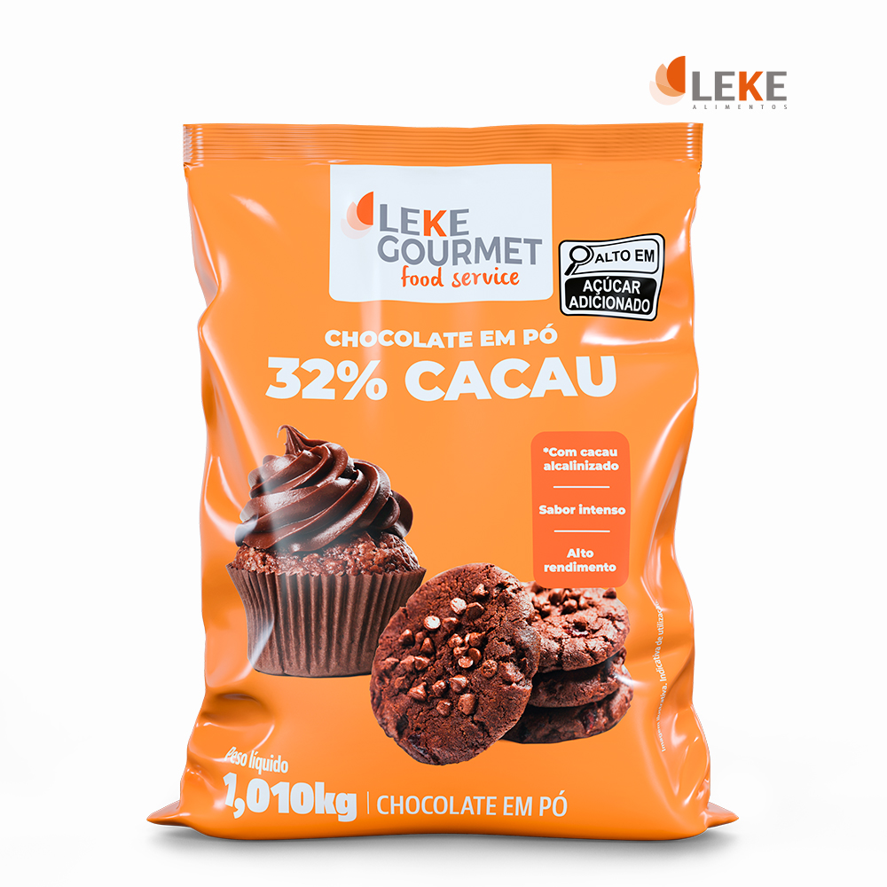 CHOCOLATE LEKE EM PÓ 32% 1,01KG
