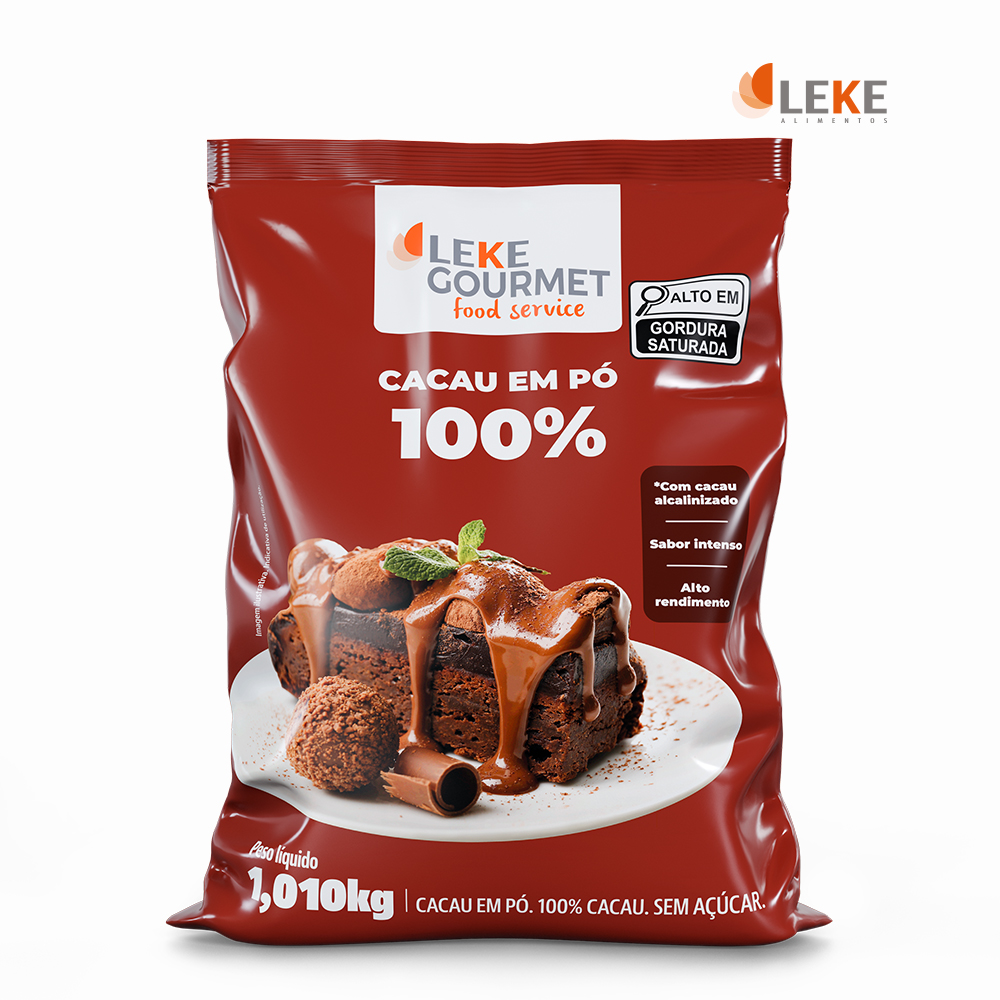 CHOCOLATE LEKE EM PÓ 100% 1,01KG