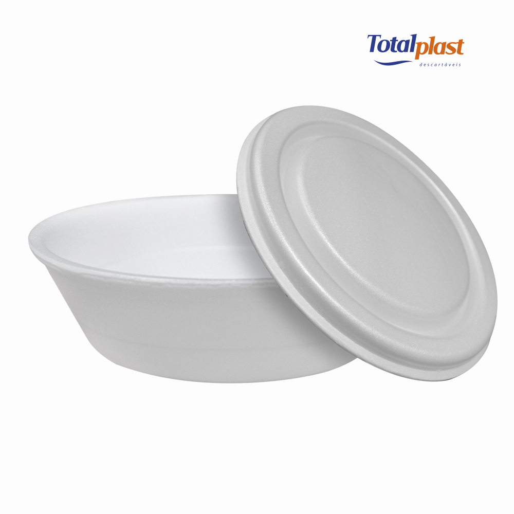 MARMITEX+TAMPA TOTALPLAST ISOPOR 1100ML C/200 UNIDADES - PT-104
