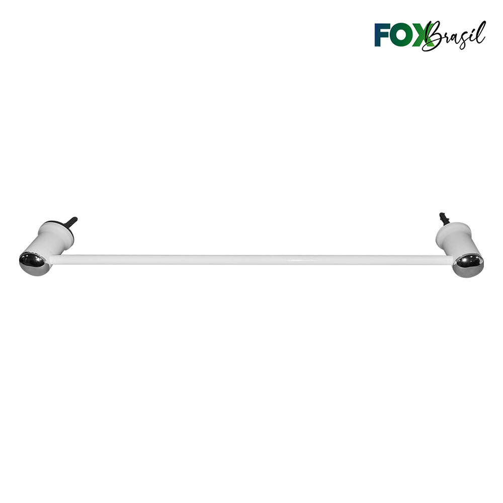 PORTA TOALHA BRASIL TIPO BARRA - BRANCO