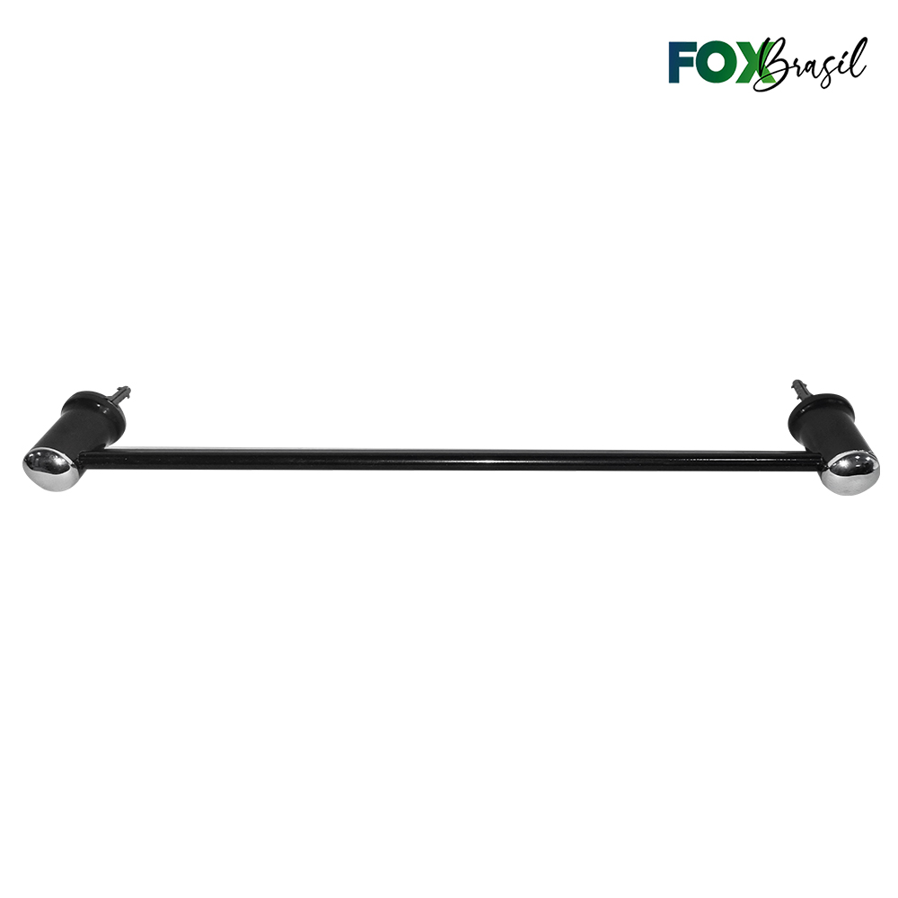 PORTA TOALHA BRASIL TIPO BARRA - PRETO