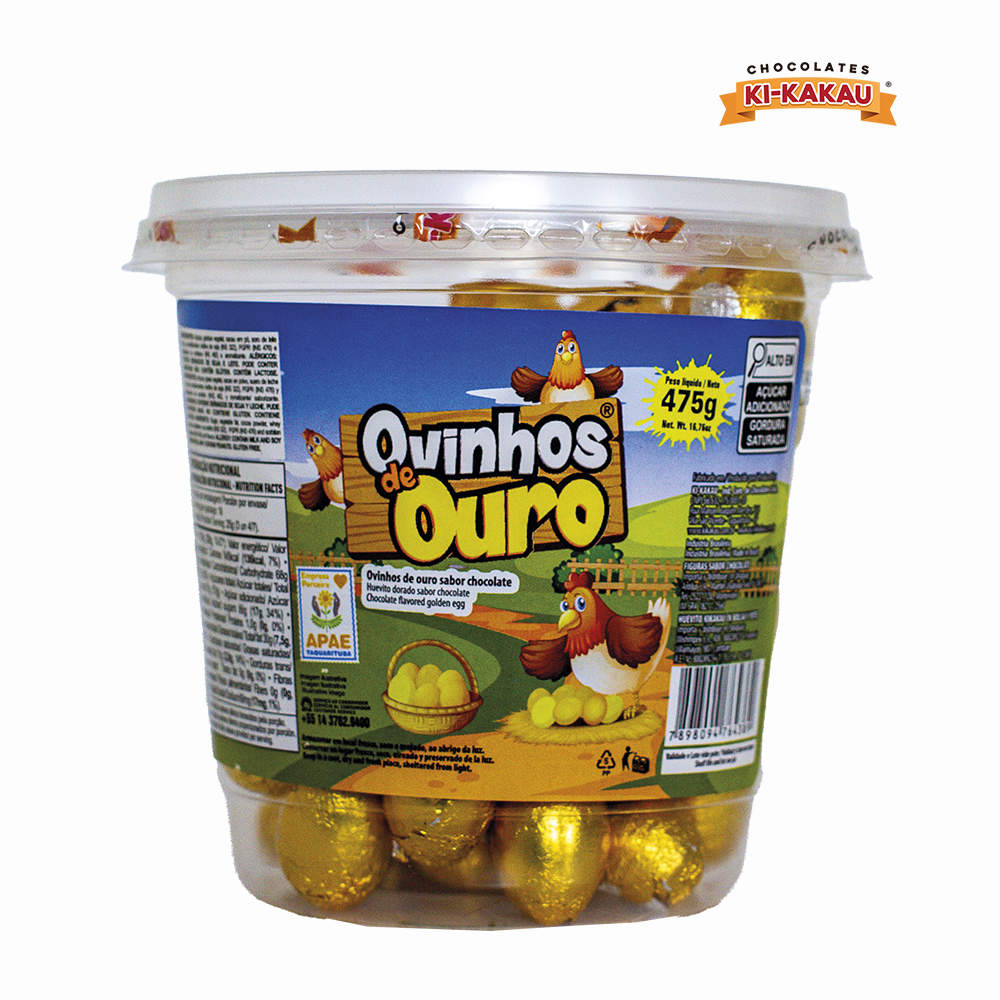 OVISCO KI-KAKAU CHOCOLATE - POTE DE 475 GRAMAS