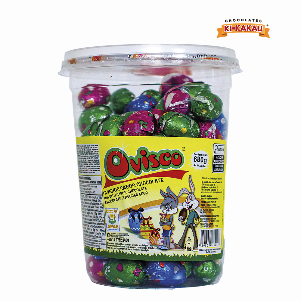 OVISCO KI-KAKAU CHOCOLATE PREMIADO - POTE DE 680 GRAMAS