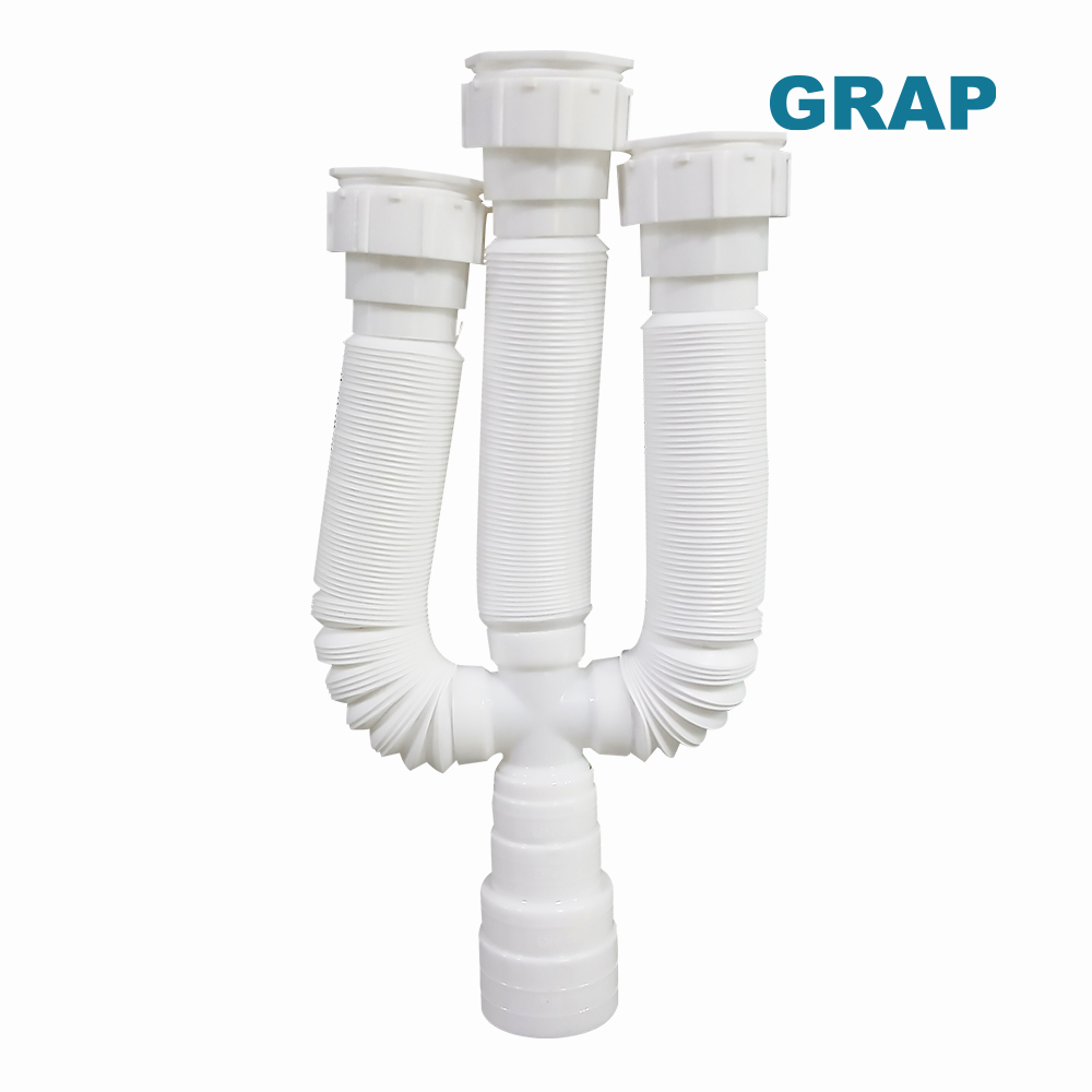 SIFAO GRAP SANFONADO UNIVERSAL TRIPLO 72CM BRANCO